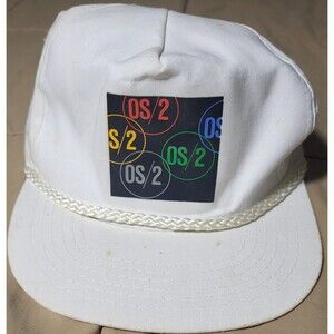 Vintage IBM OS/2 Promo Hat – 1980s/1990s Tech Memorabilia